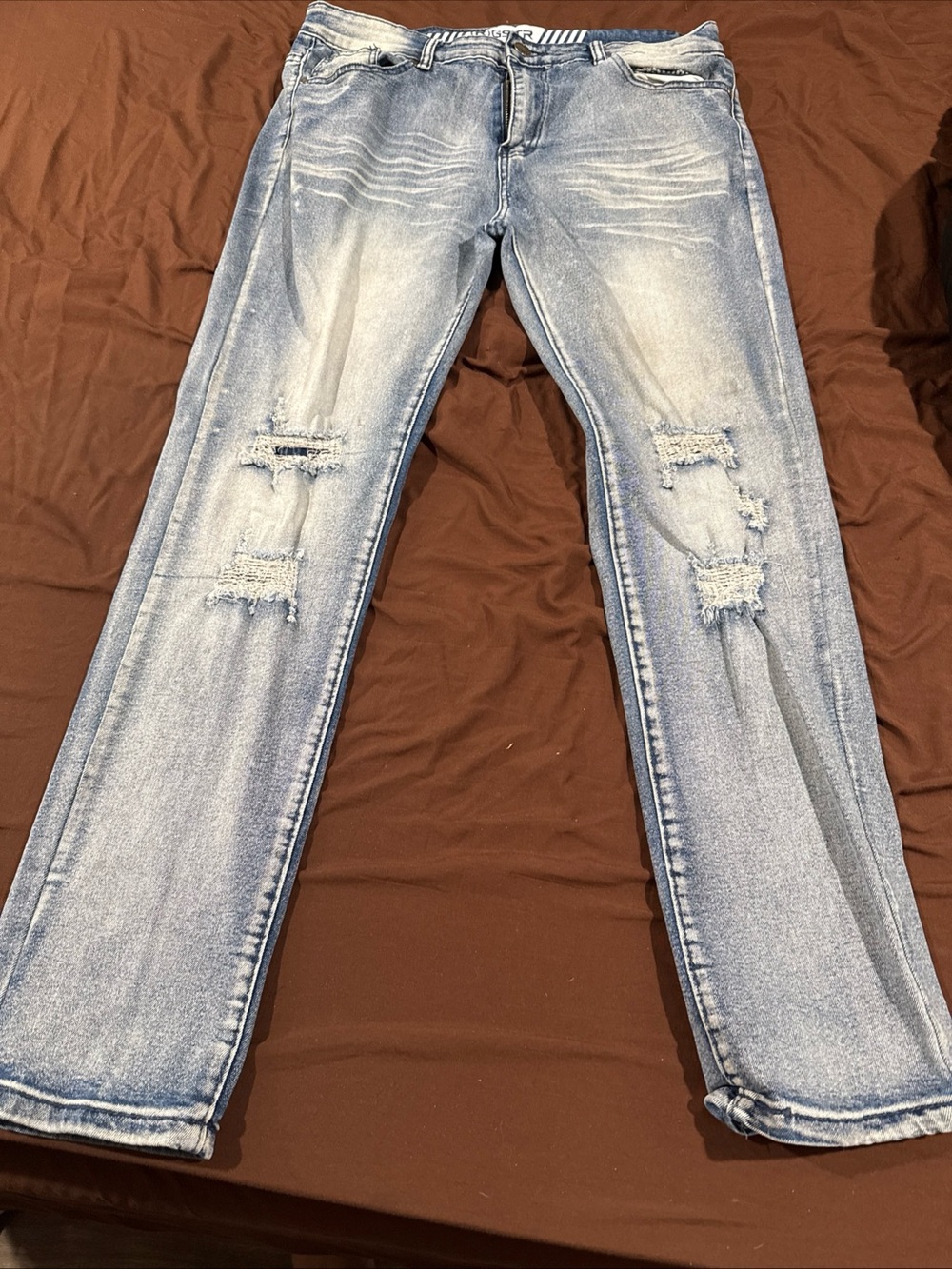Light Blue Distressed Women’s Jeans